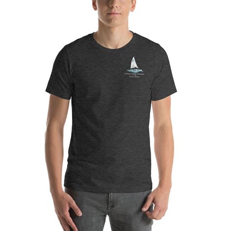 Seahorse Catamaran Short Sleeve Unisex T Shirt Dark Colors Seahorse