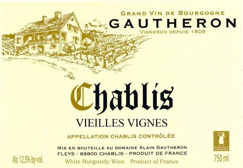 Alain Gautheron Chablis Vieilles Vignes Sa Fine Wine