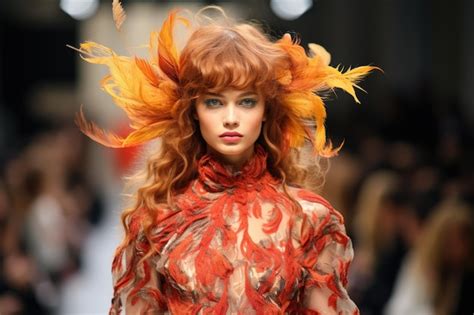 Una Modelo Camina Por La Pasarela Durante El Desfile De Balmain Como