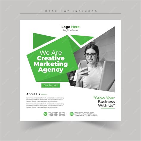 Premium Vector Digital Marketing Agency Social Media Post And Square