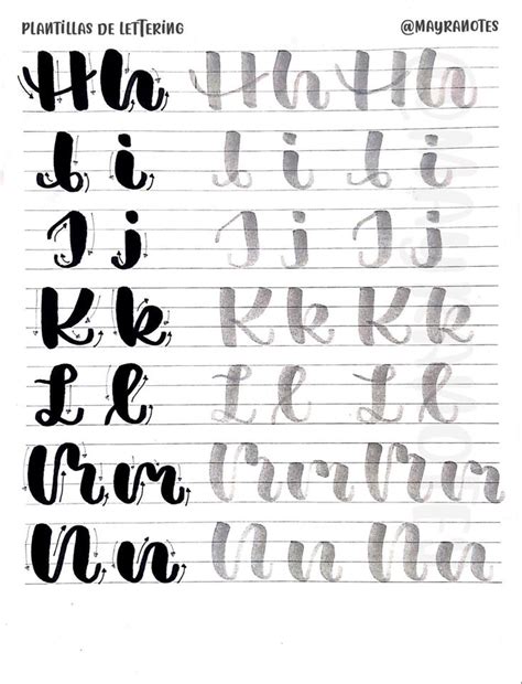 Mayra Notes Plantilla Lettering Plantillas Lettering Tipos De Letras