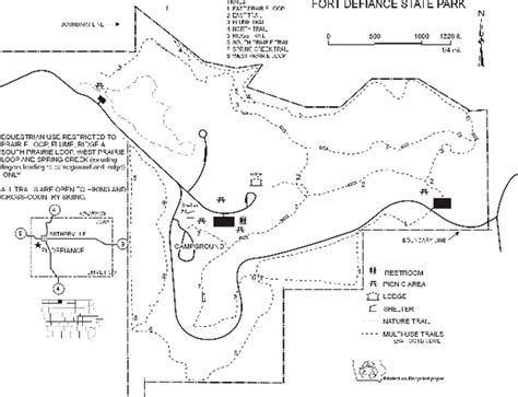 Fort Defiance State Park Map - estherville IA • mappery