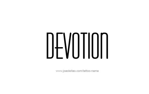 Devotion Feeling Name Tattoo Designs - Tattoos with Names