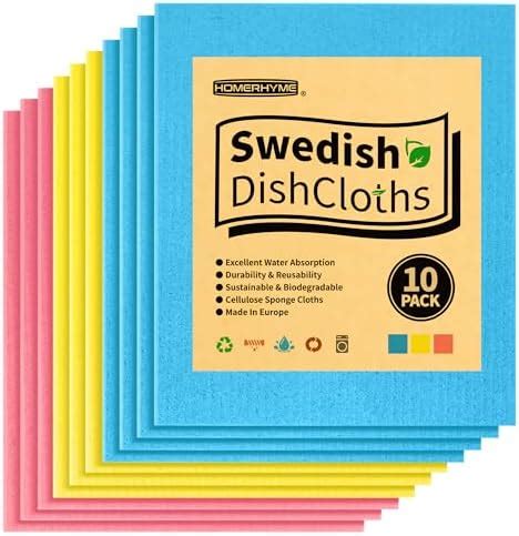 Amazon Scrubit Swedish Dishcloths For Kitchen Pack Ultra