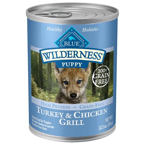 Blue Buffalo Blue Wilderness Puppy Turkey & Chicken Grill Wet Dog Food ...