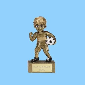 Handmade Engraving Football Soccer Resin Trophy For Kids - Buy Trophy For Kids,Soccer Awards ...