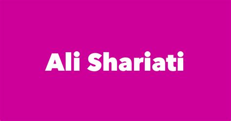 Ali Shariati - Spouse, Children, Birthday & More