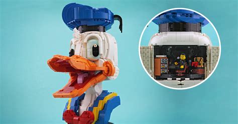 This Lego Donald Duck Hides A Full Disney Recording Studio The