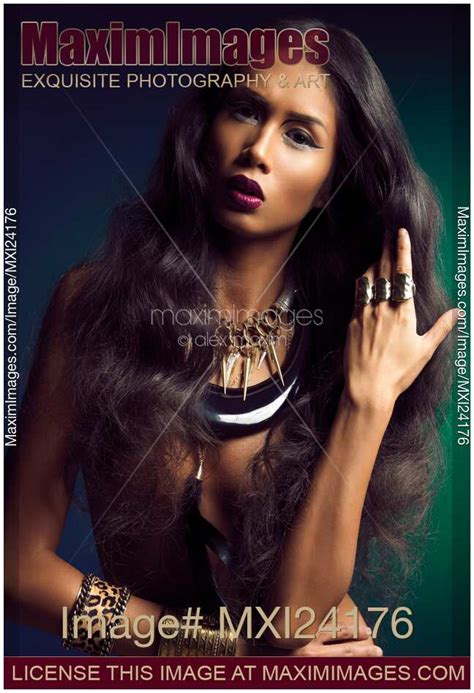 Photo Of Beautiful Woman With Long Hair Wearing Jewelry Stock Image Mxi24176