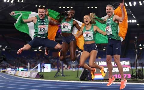 Ireland Mixed Relay Team Takes Gold At European Athletics Championships