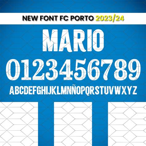 Font Vector FC PORTO 2023 24 Cutting Kit Vector File Football