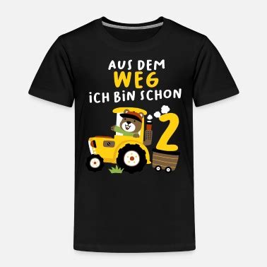 Tops Shirts Kinder Ich Bin Schon 2 Mit Traktor I 2 Jahre Junge