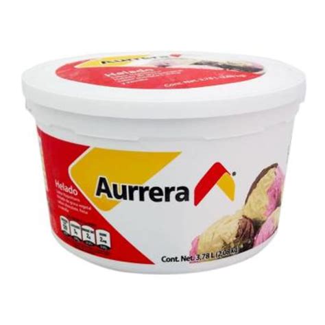 Helado Aurrera Sabor Napolitano 3 78 L Walmart