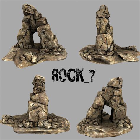 3d rock model