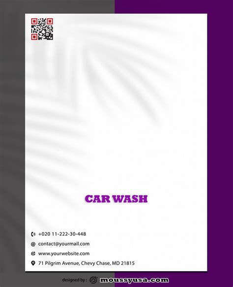 3 Carwash Letterhead Template Ideas Mous Syusa