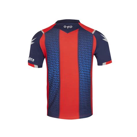 Maglia Ufficiale F C Crotone Calcio Home Rosso Blu Serie A