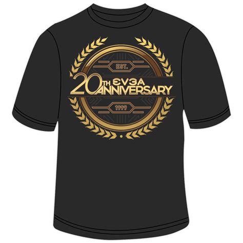 EVGA JP 製品 EVGA 20th Anniversary T Shirt 3XL Z305 00 000245