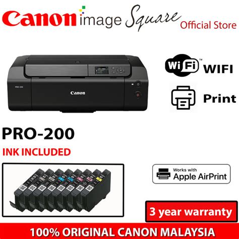 Original Canon Pixma Pro 200 Wireless Professional Inkjet A3 Photo