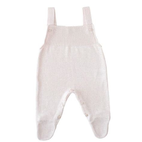 Jardineira de bebê em tricot Lia Laluca Baby Kids