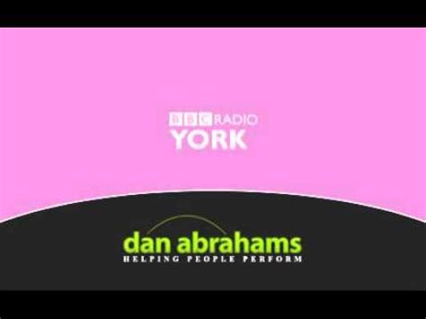 Dan Abrahams Sport Psychology Interview Bbc Radio York Youtube