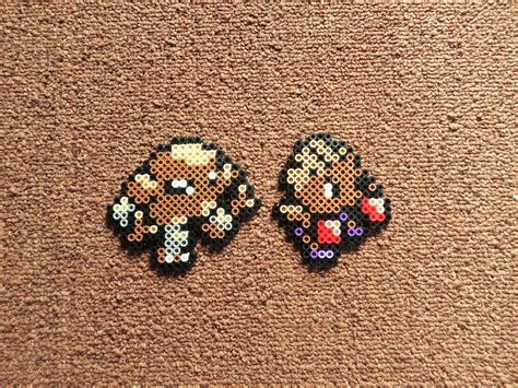 Long Black Fingers Pokemon Perler Beads Set Four