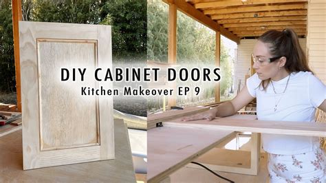 Diy Cabinet Doors Kitchen Makeover Ep 9 Xo Macenna Youtube