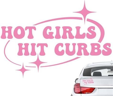 Amazon JIABEIUS Car Stickers HOT Girls HIT CURBS Car Sticker