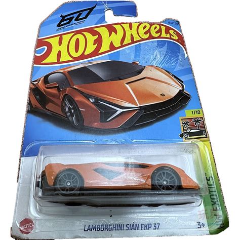 Hot Wheels Car Lamborghini Sian Fkp Mattel Shopee Malaysia