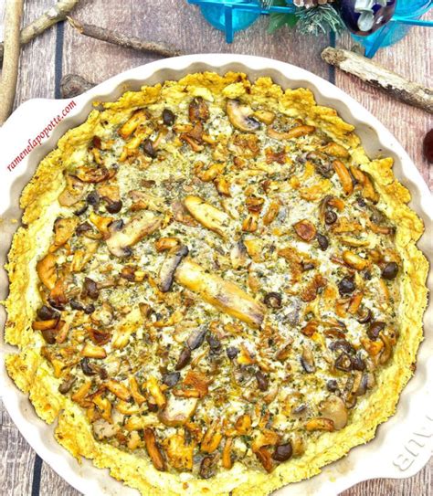 Tarte poêlée girolles et champignons MAGDA