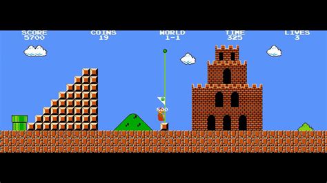 Level 1 1 And 1 2 SUPER MARIO BROS Speed Run YouTube