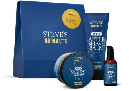 Steve s No Bull t Shaving Trio Geschenkset für Rasur NOTINO