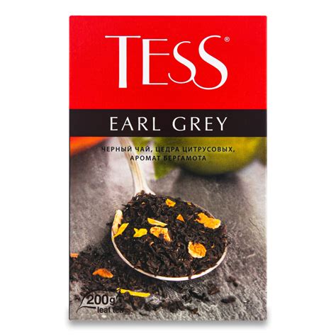 Чай Tess Earl Grey Черн Лист 200гр Кор (Ресей/Россия) купить оптом ...