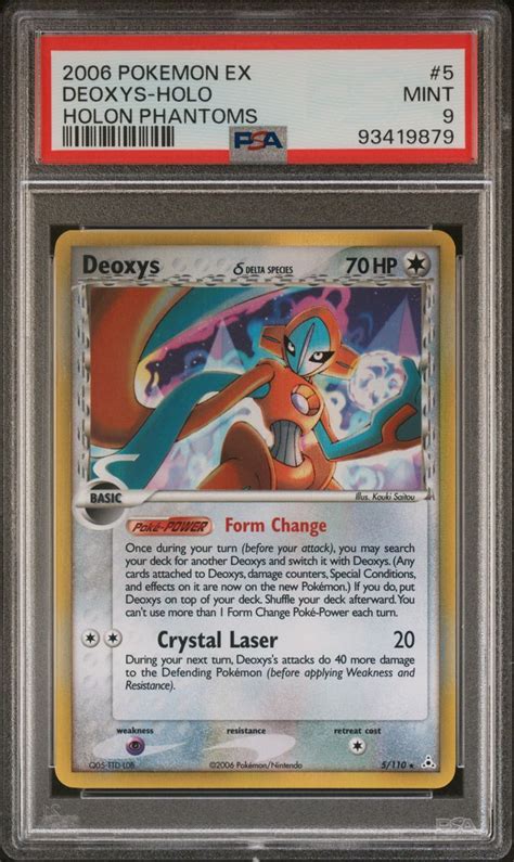 Pokemon Deoxys Ex Holon Phantoms Holo Rare Psa Mint For Sale In