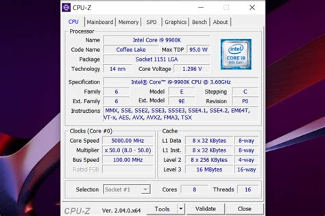 Cpuid Rende Disponibile Cpu Z 2 04