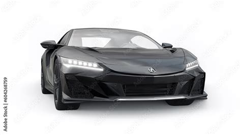 San Diego, USA. March 26, 2023. Acura NSX Type-S 2022 on a white background. Hybrid innovative ...