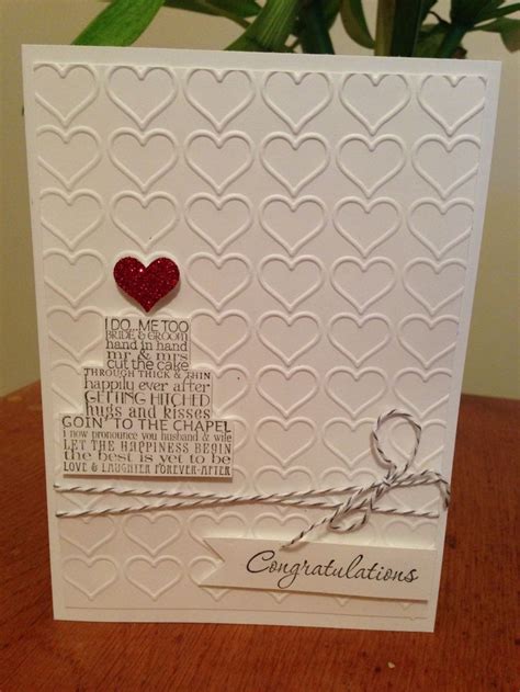 Stampin Up Wedding Card Love And Laughter Stamp Set Stampin Up