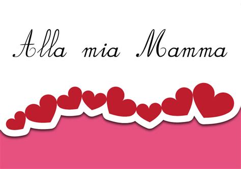 Festa Della Mamma Biglietti Auguri Da Stampare Unideanellemani