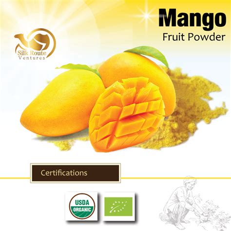 Organic Mango Powder Premium Fruit Powder In Bulk For Europe