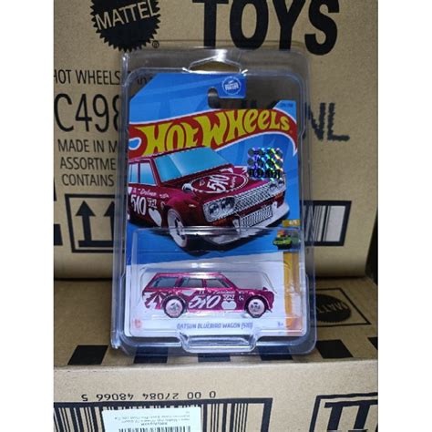 Hot Wheels Super Treasure Hunt Datsun Bluebird Wagon Factory Sealed Minimal Issue