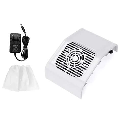 80W High Power Electric Nail Dust Collector With 858-12 Variable Speed ...
