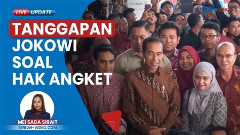 Respons Jokowi Soal Ganjar Ingin Gulirkan Hak Angket Di Dpr Kritisi