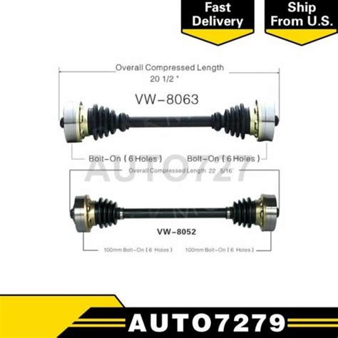 Trakmotive X Rear Cv Axle Shaft Joint For Volkswagen Vanagon