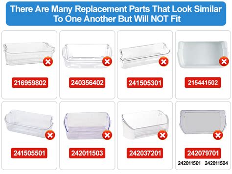 Amazon Pack Upgraded Refrigerator Door Bin Shelf