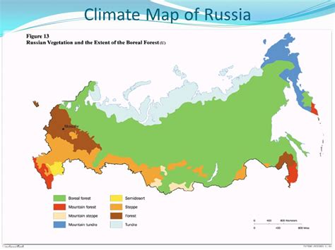 Climate Map Of Russia