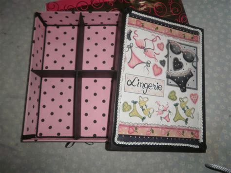 Arte Em Caixas Ateli R Caixa De Lingerie Ac