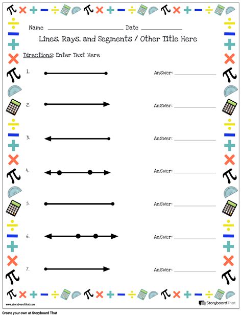 Free Line Segment Worksheet Download Free Line Segment Worksheet Png Images Free Worksheets On