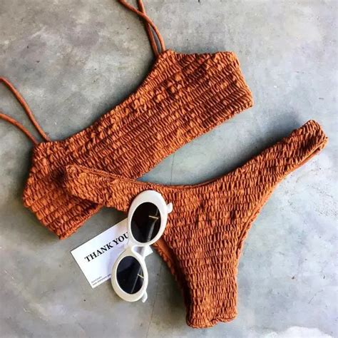 High Neck 2017 Women Mesh Bikinis Swimsuits Mesh Sexy Push Up Halter Bikini Set Swimwear Female