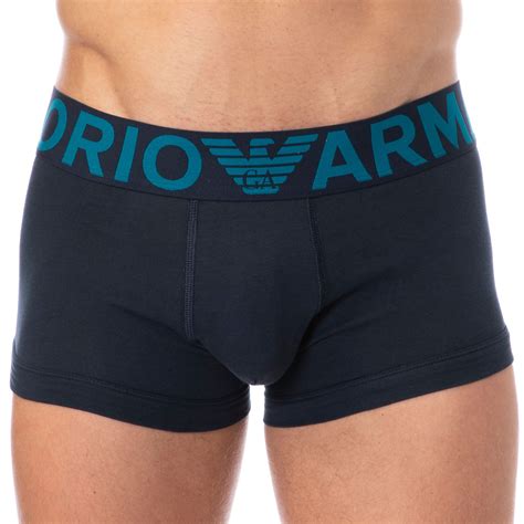 Emporio Armani Boxer Megalogo Coton Bleu Marine Inderwear