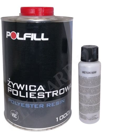 ŻYWICA POLIESTROWA POLFILL 1 KG UTWARDZACZ 43310 za 38 zł z Tarnów