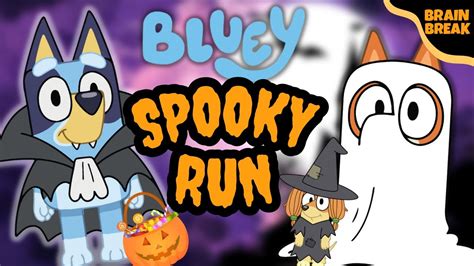 Bluey Halloween Run Brain Break Halloween Game Go Noodle Bluey